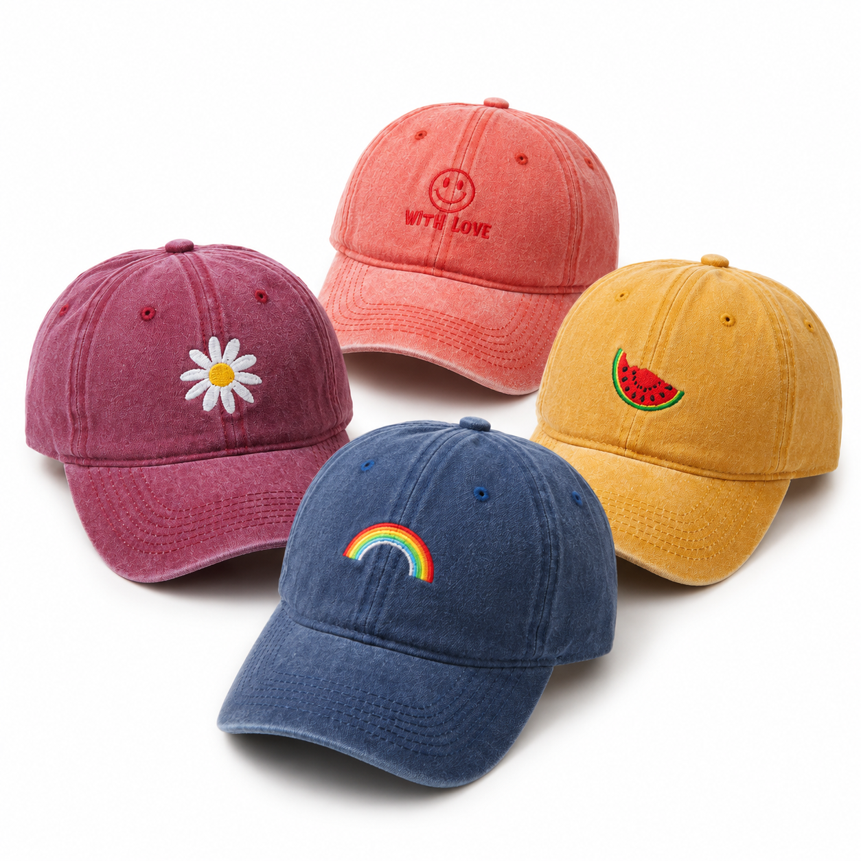 Personalized Logo Hat With Custom Embroidered Text