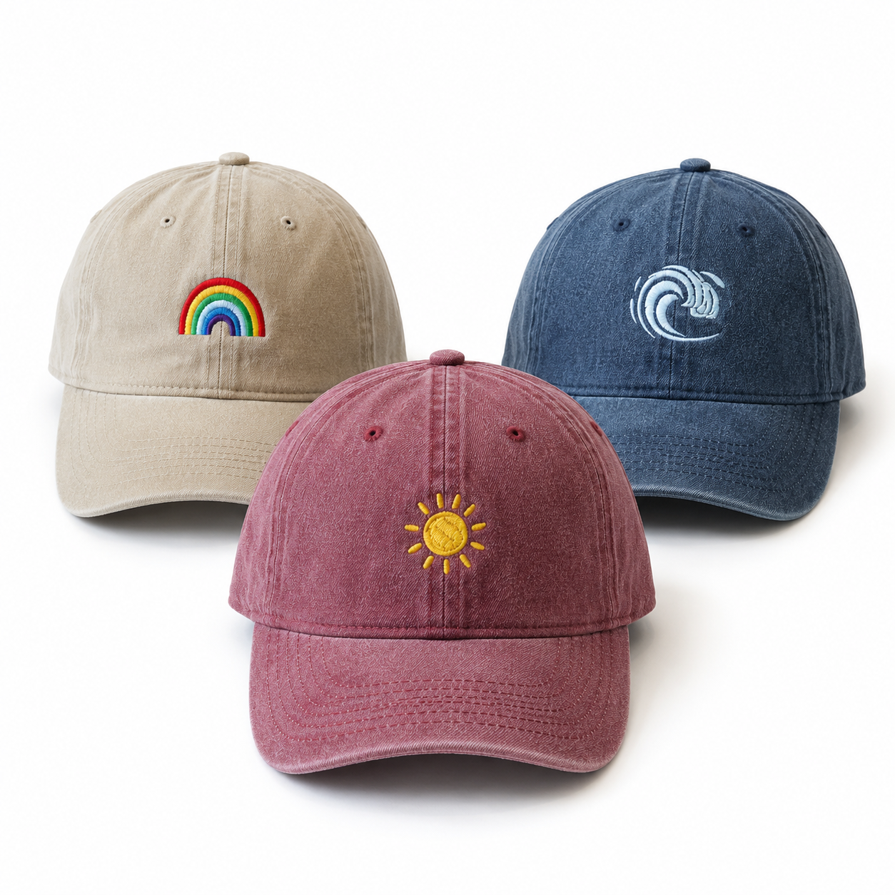 Personalized Logo Hat With Custom Embroidered Text