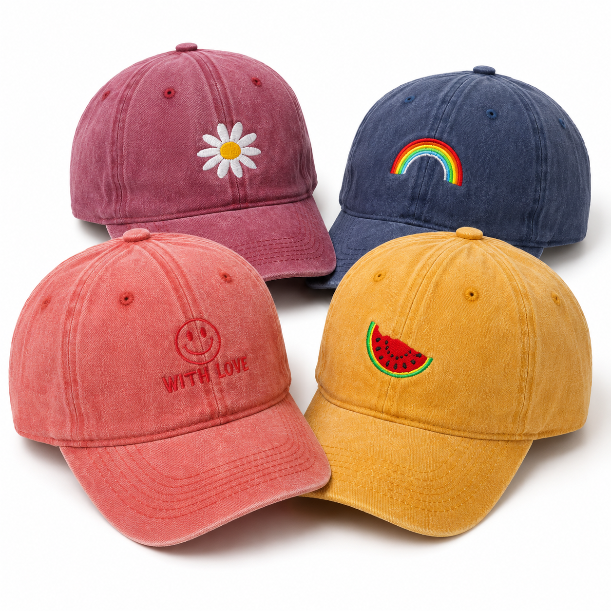 Personalized Logo Hat With Custom Embroidered Text