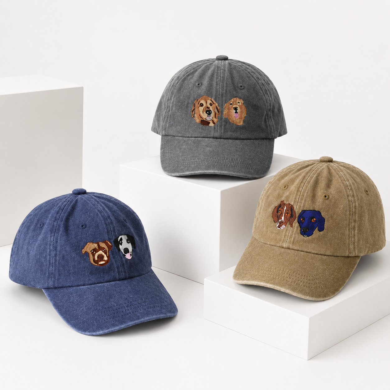 Personalized Pet Portrait Baseball Cap From Your Pet Photo