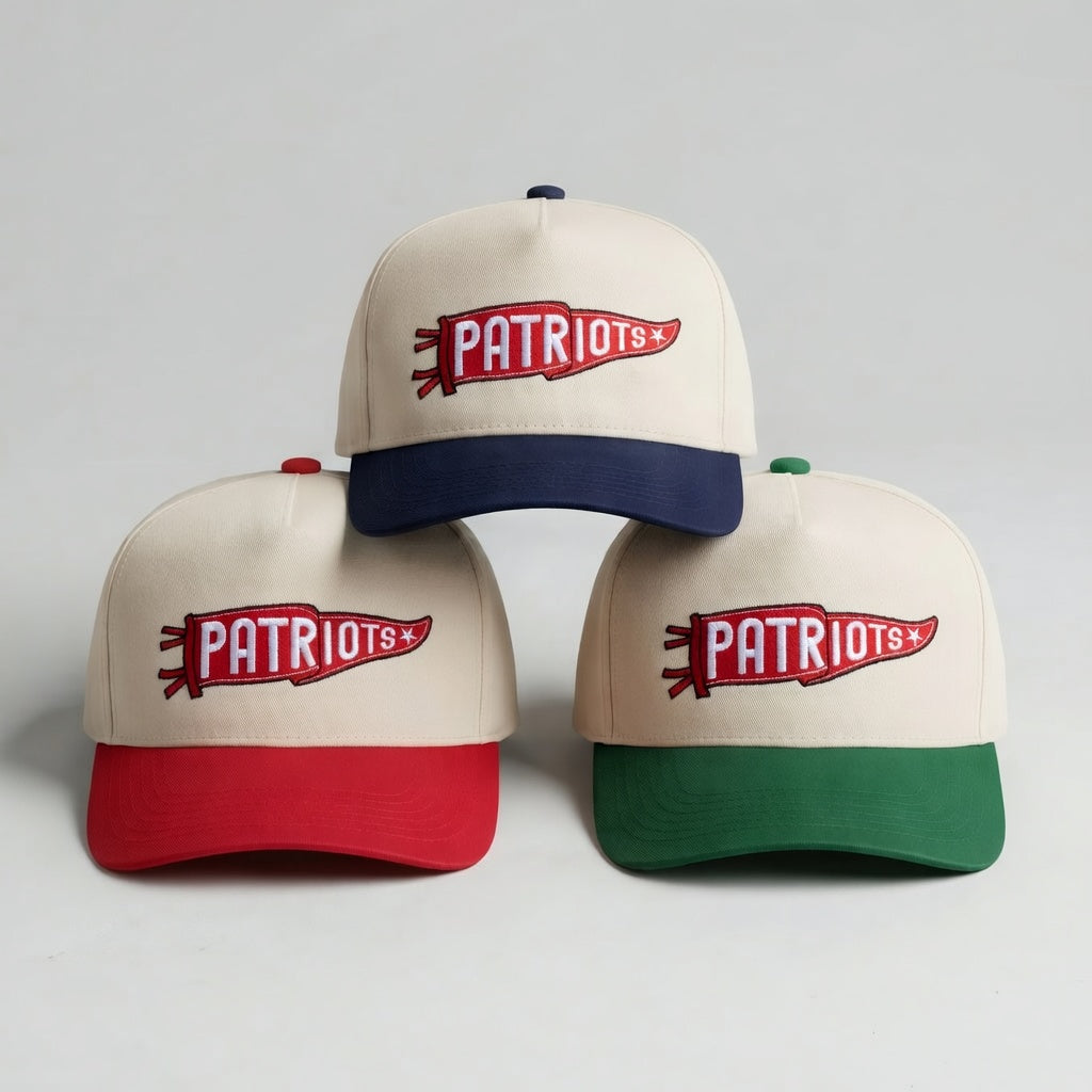 Personalized Snapback Hat – Embroidered Pennant Team Cap