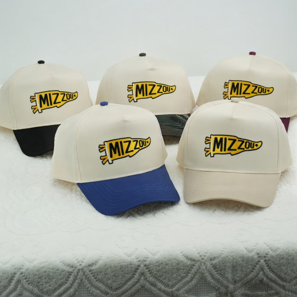 Personalized Snapback Hat – Embroidered Pennant Team Cap