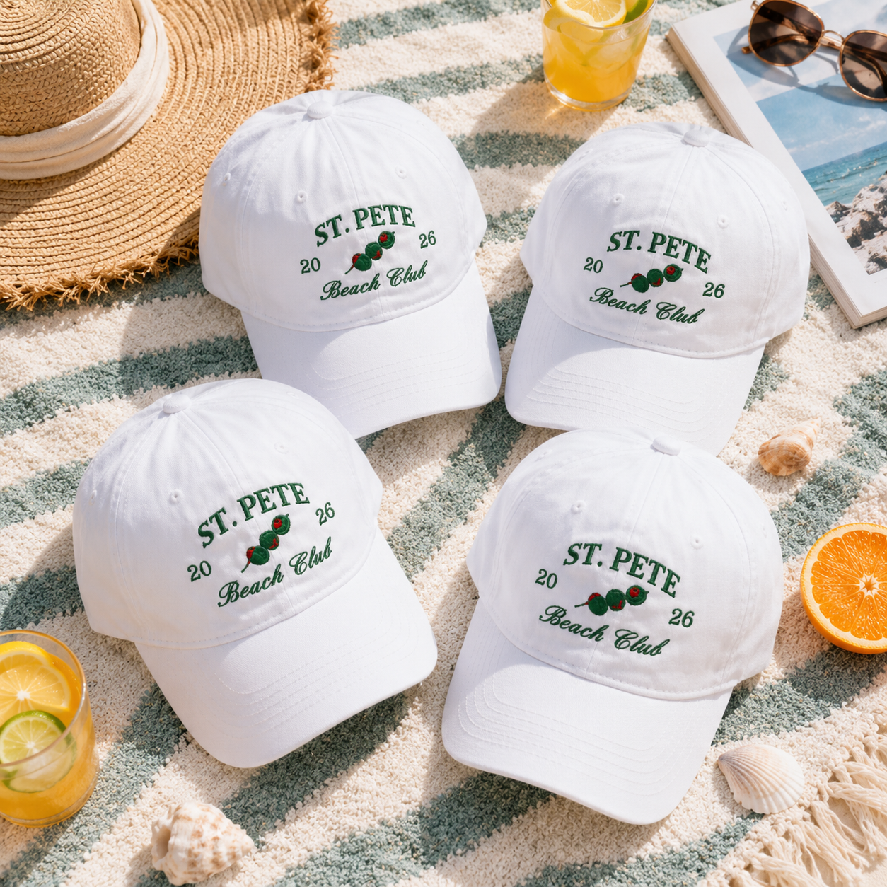 Personalized Team Bride Hat for Bridal Crew and Bach Party
