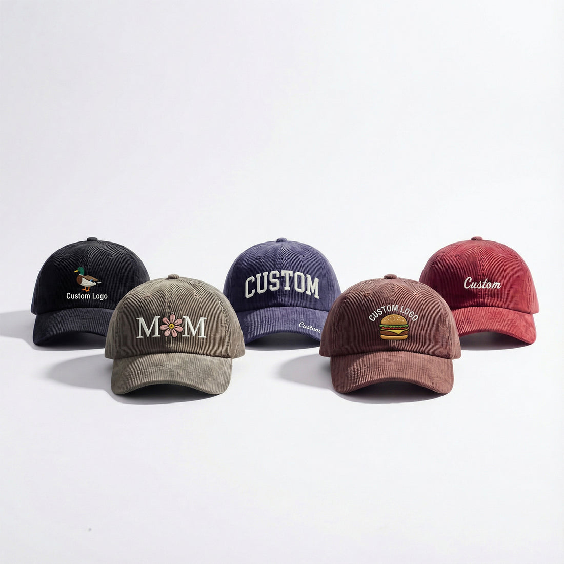 Personalized Embroidered Baseball Cap – Custom Text or Logo, Vintage Unisex Hat