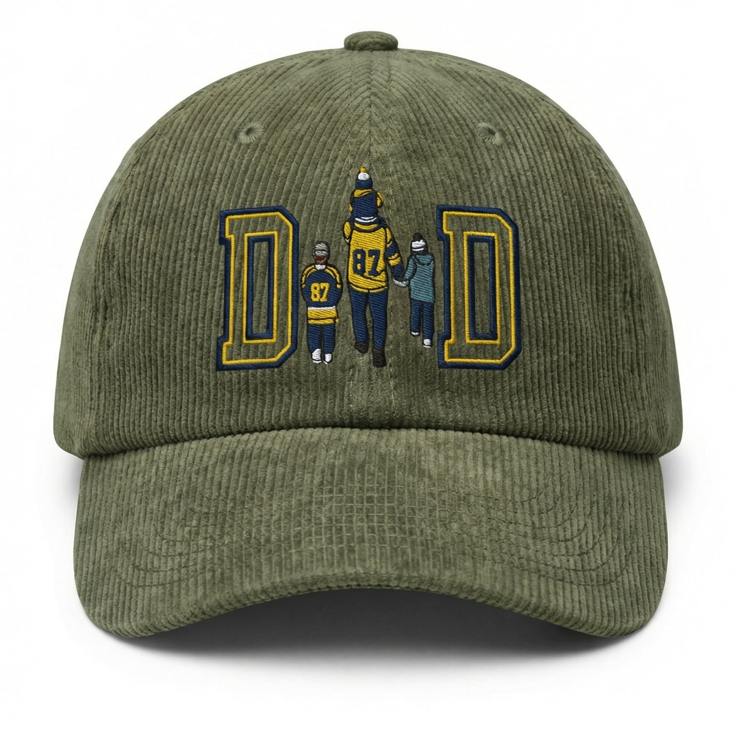 Personalized Dad Photo Hat - Custom Embroidered Father’s Day Cap