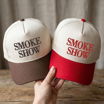 Personalized Snapback Hat Smoke Show Embroidered