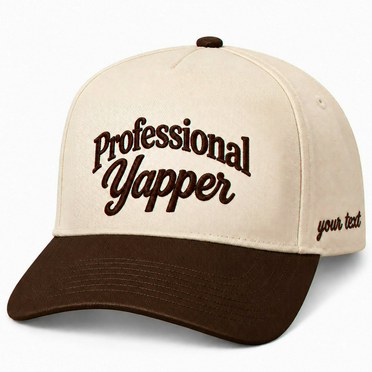 Professional Yapper Hat, Chatty Gen Z Slang Snapback