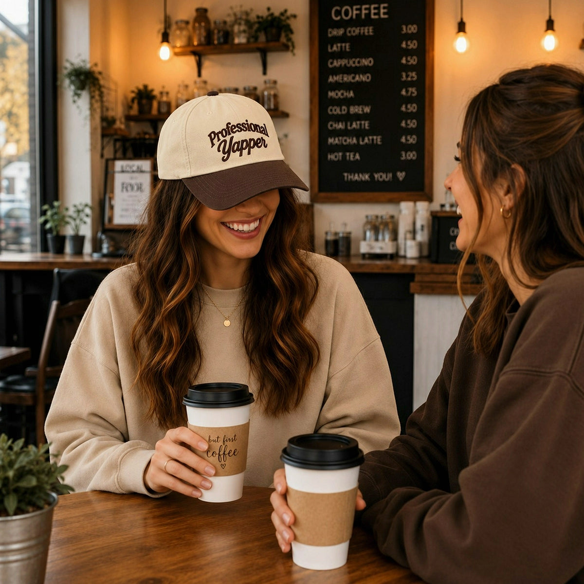 Professional Yapper Hat, Chatty Gen Z Slang Snapback