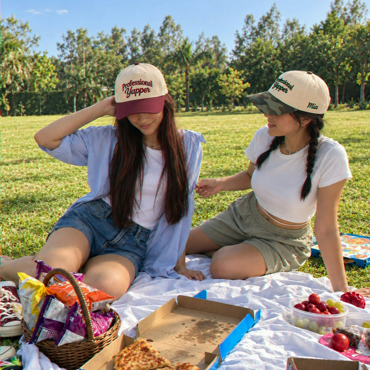 Professional Yapper Hat, Chatty Gen Z Slang Snapback