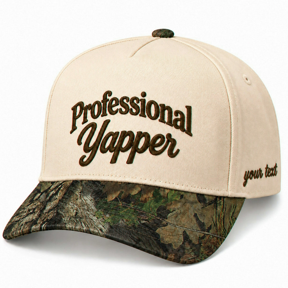 Professional Yapper Hat, Chatty Gen Z Slang Snapback