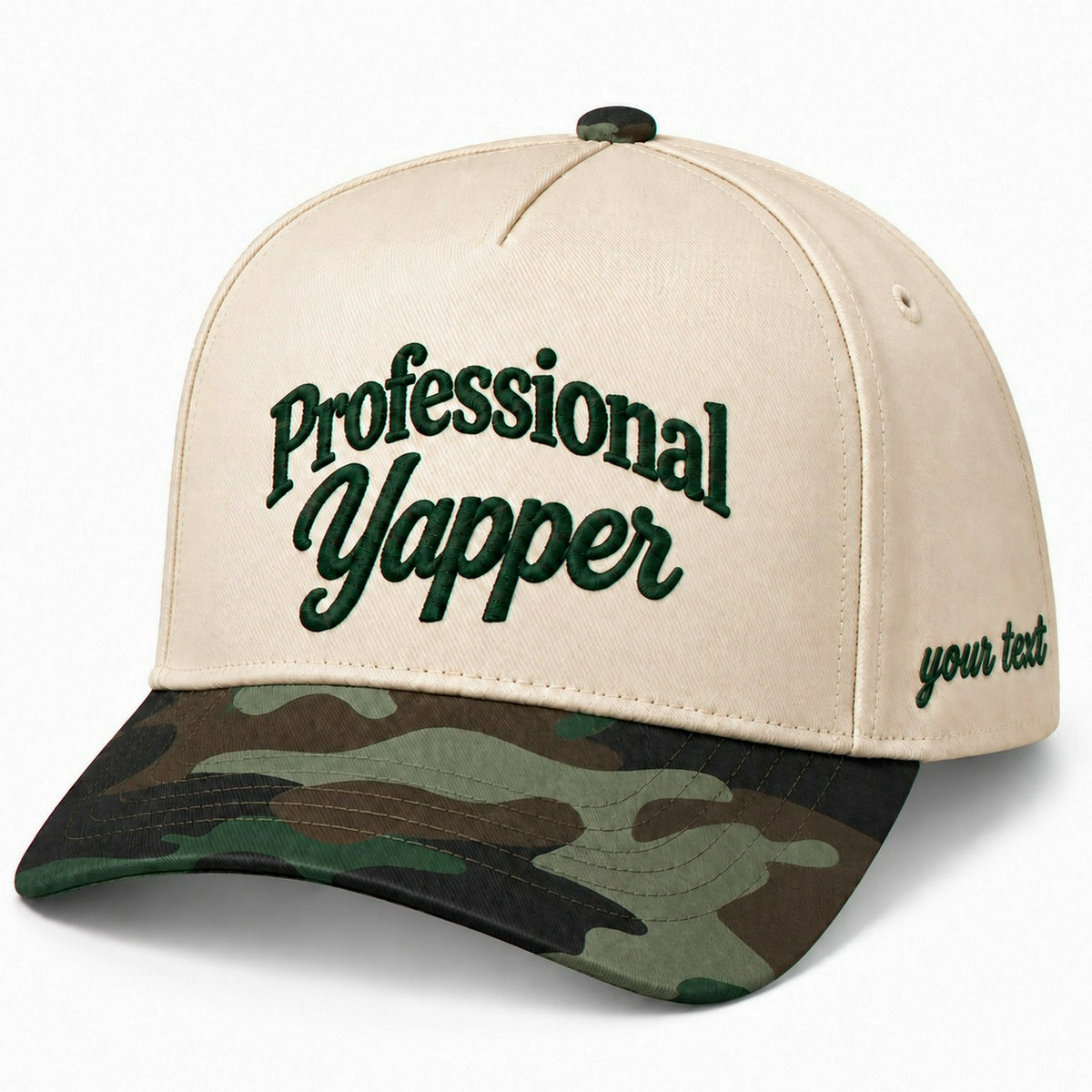 Professional Yapper Hat, Chatty Gen Z Slang Snapback
