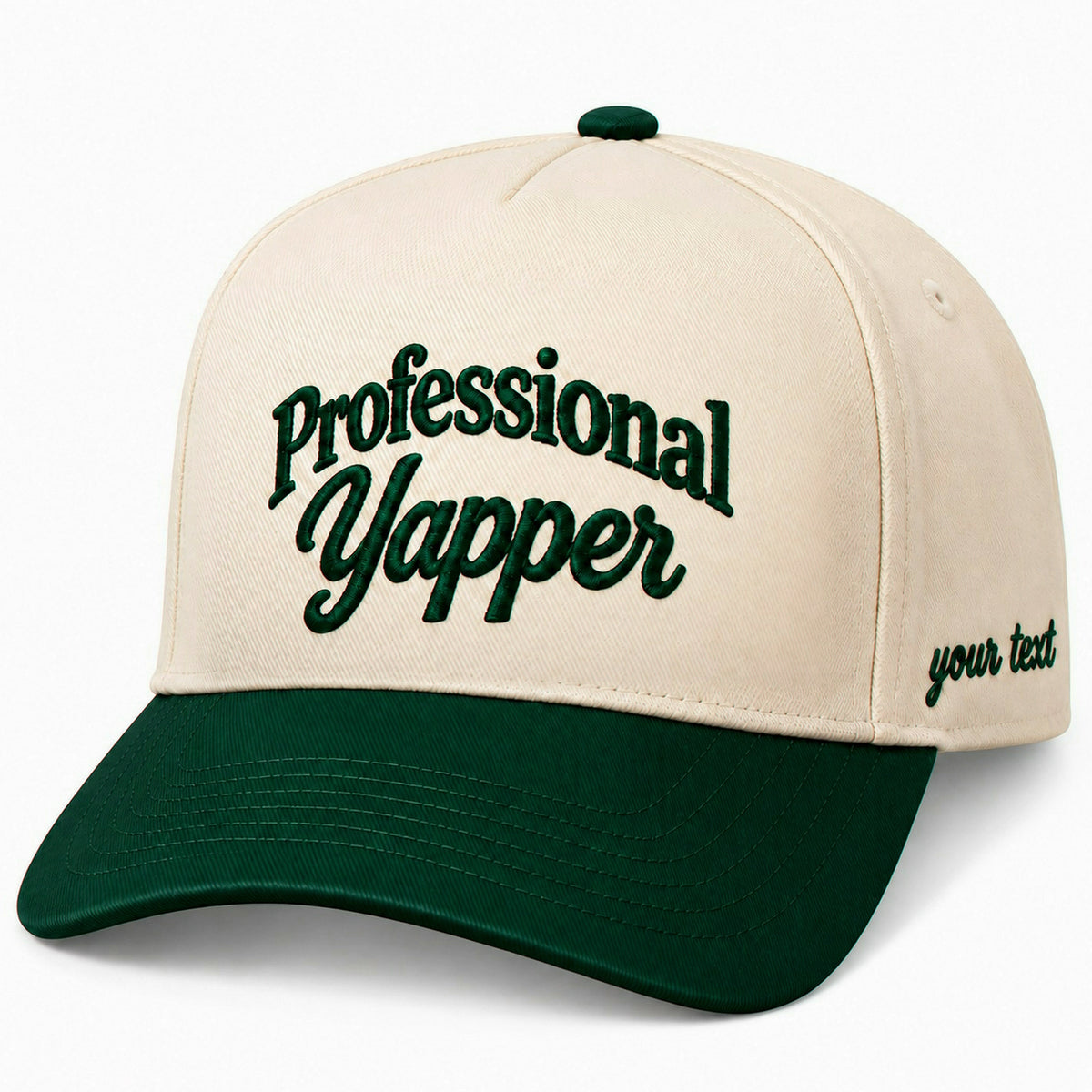 Professional Yapper Hat, Chatty Gen Z Slang Snapback