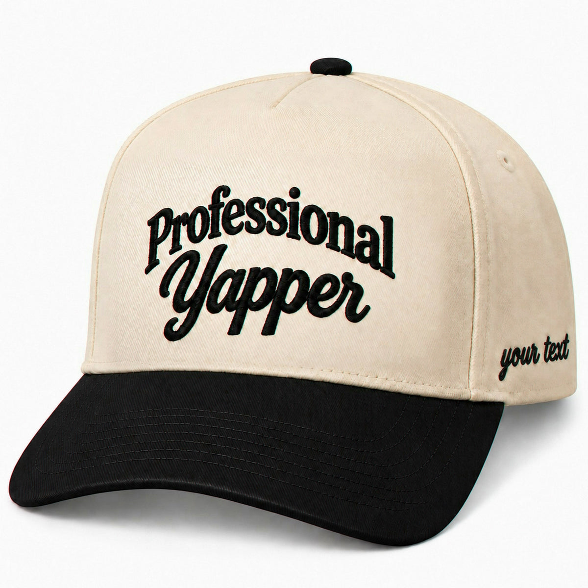 Professional Yapper Hat, Chatty Gen Z Slang Snapback