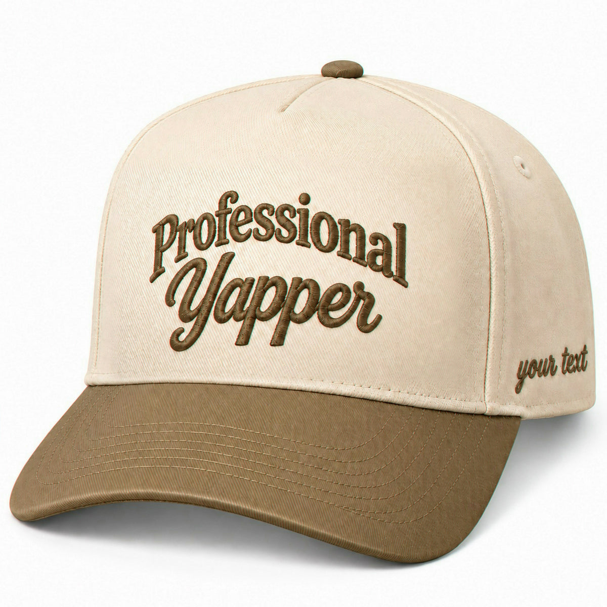 Professional Yapper Hat, Chatty Gen Z Slang Snapback