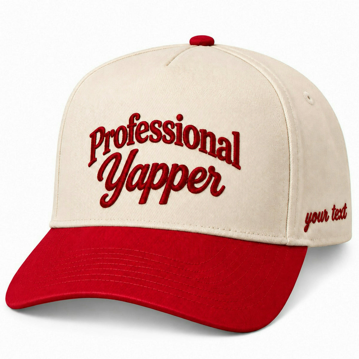 Professional Yapper Hat, Chatty Gen Z Slang Snapback