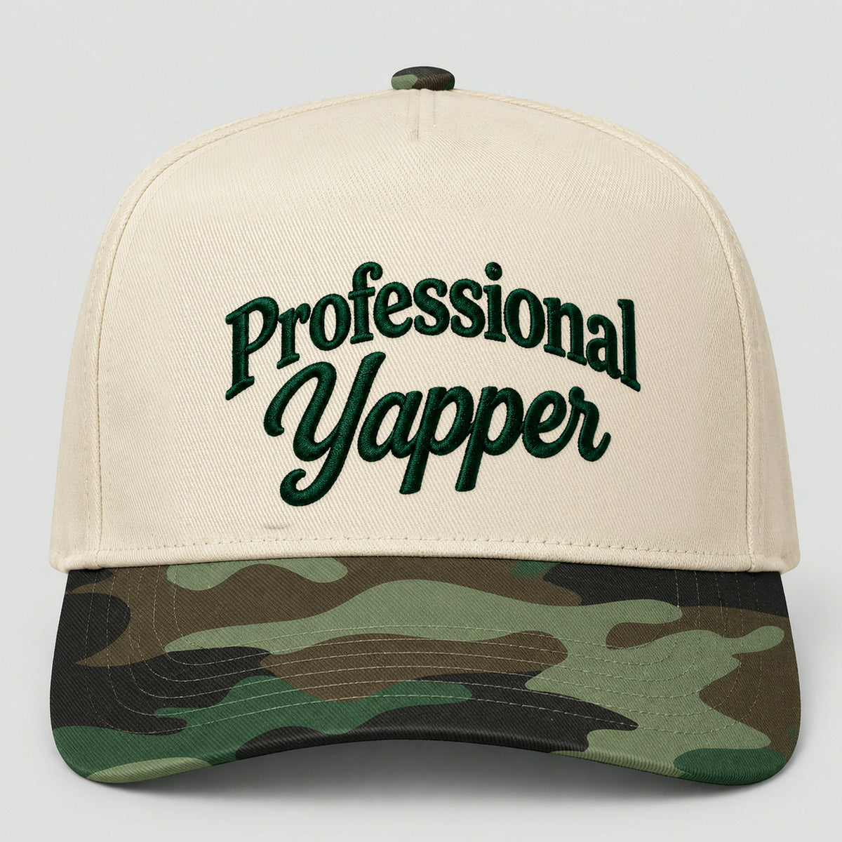 Professional Yapper Hat, Chatty Gen Z Slang Snapback