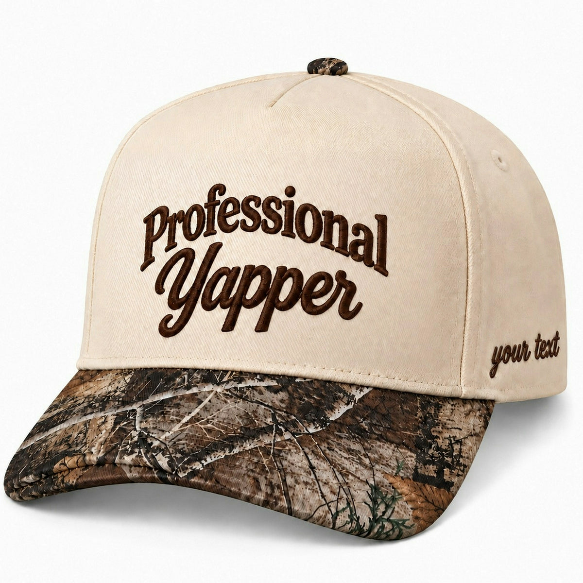 Professional Yapper Hat, Chatty Gen Z Slang Snapback