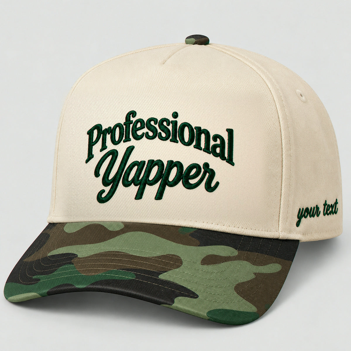 Professional Yapper Hat, Chatty Gen Z Slang Snapback