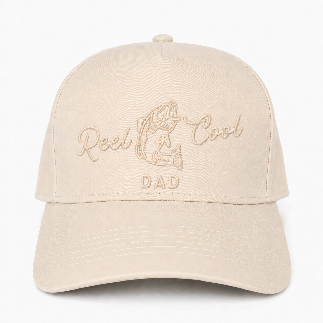 Custom Reel Cool Dad Embroidered Snapback Hat – Fishing Gift for New Dad
