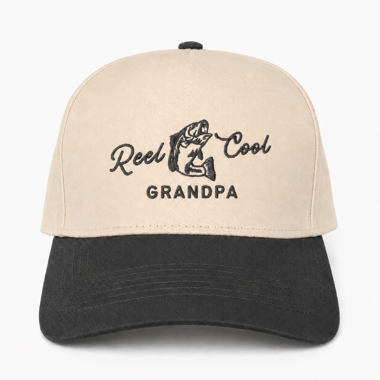 Custom Reel Cool Grandpa Snapback Hat – Funny Fishing Gift for Grandpa