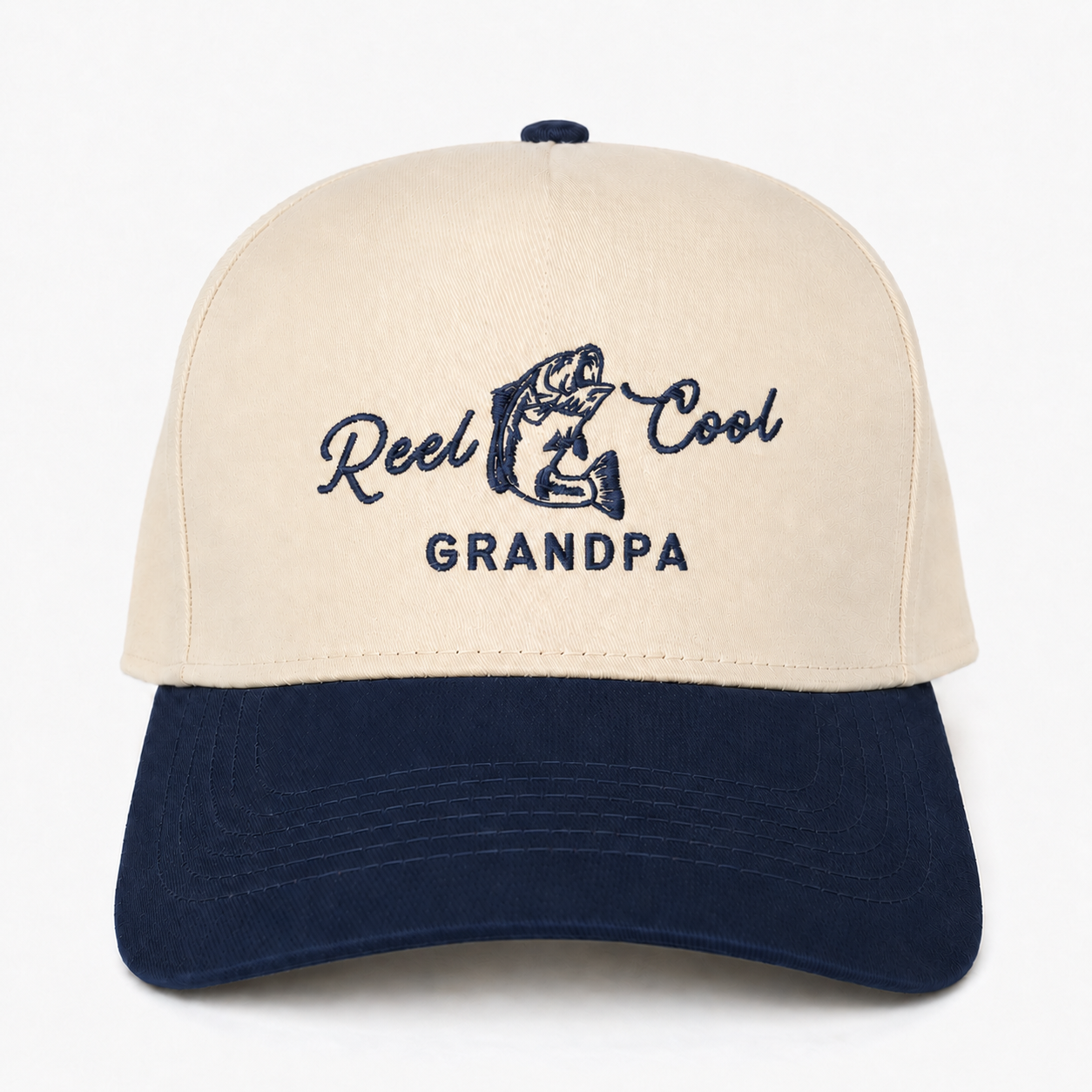 Custom Reel Cool Grandpa Snapback Hat – Funny Fishing Gift for Grandpa