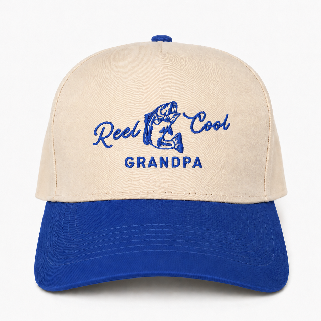 Custom Reel Cool Grandpa Snapback Hat – Funny Fishing Gift for Grandpa
