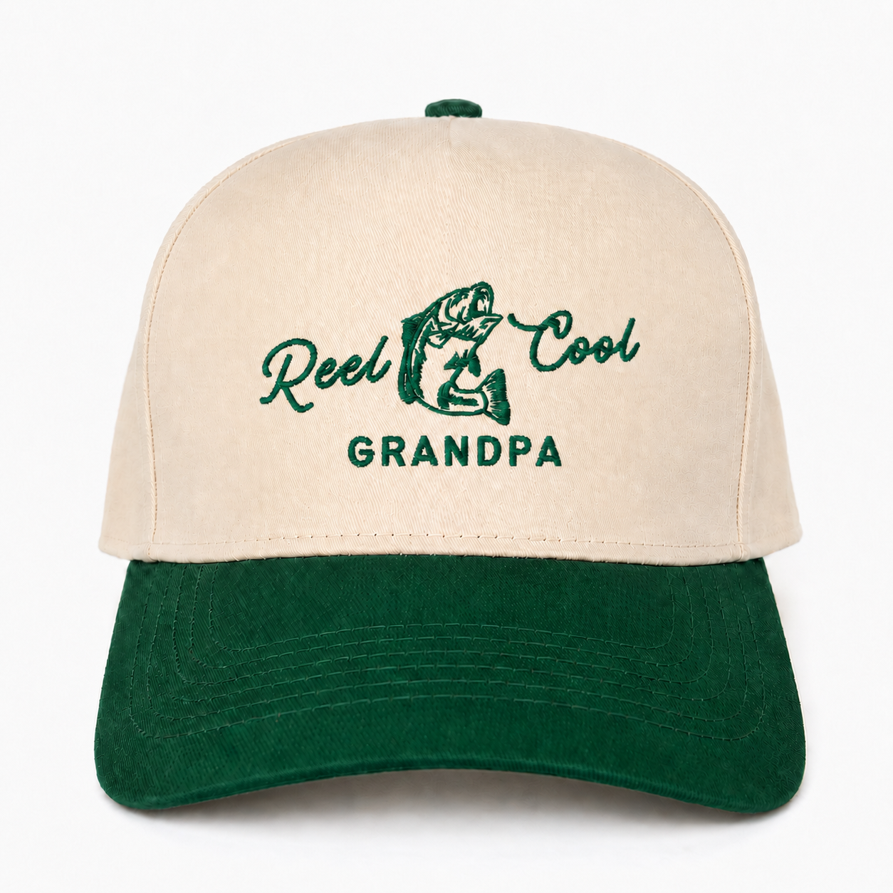 Custom Reel Cool Grandpa Snapback Hat – Funny Fishing Gift for Grandpa