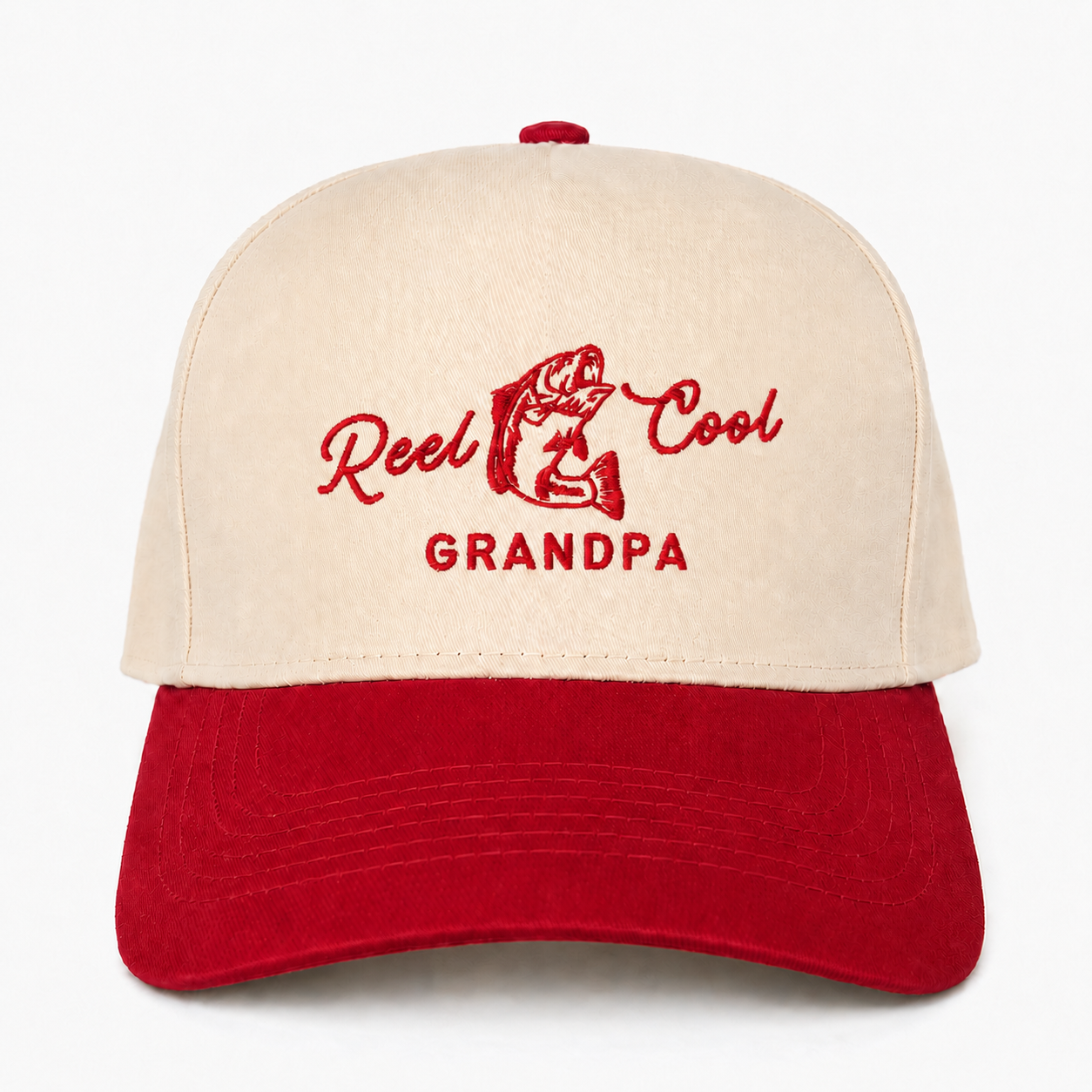 Custom Reel Cool Grandpa Snapback Hat – Funny Fishing Gift for Grandpa