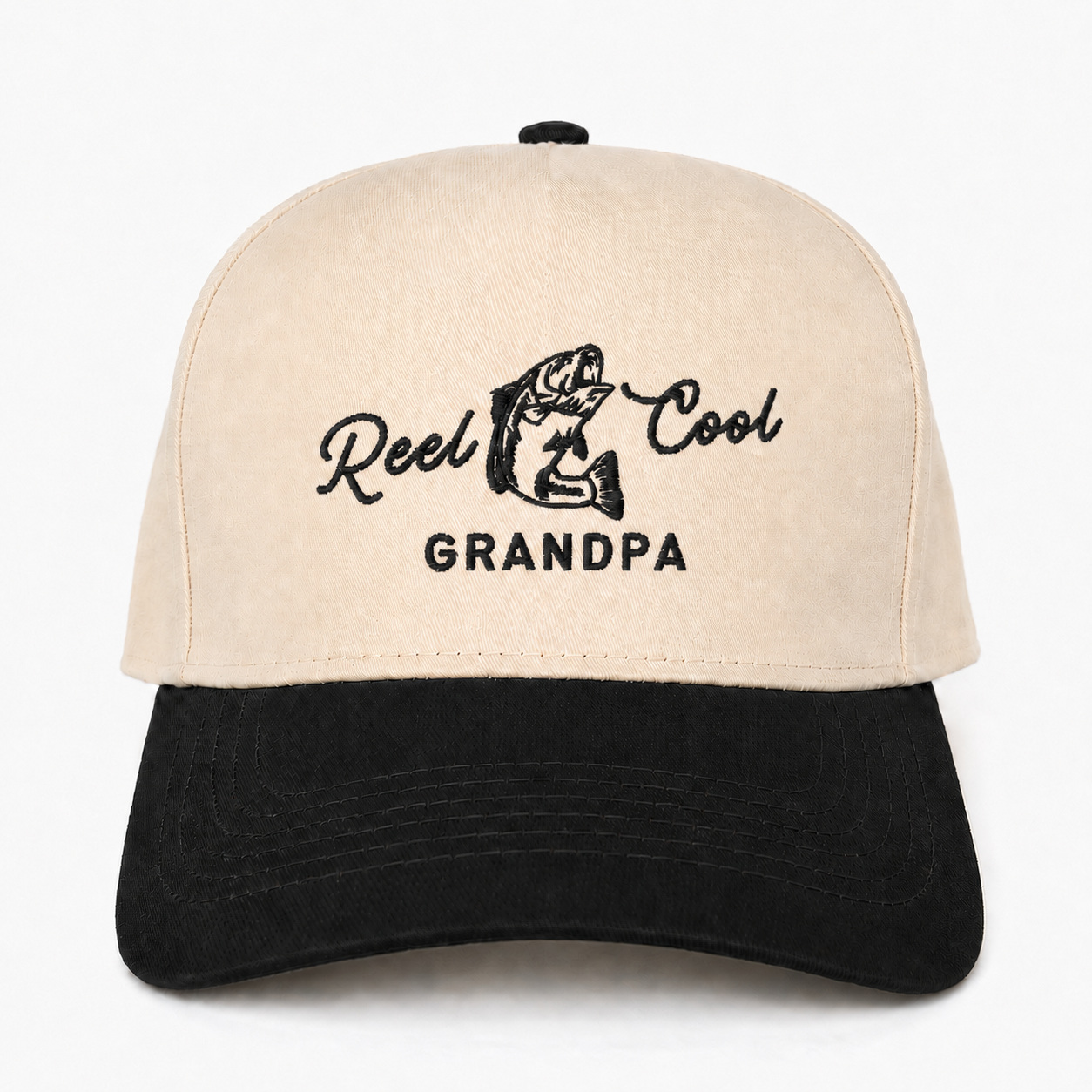 Custom Reel Cool Grandpa Snapback Hat – Funny Fishing Gift for Grandpa