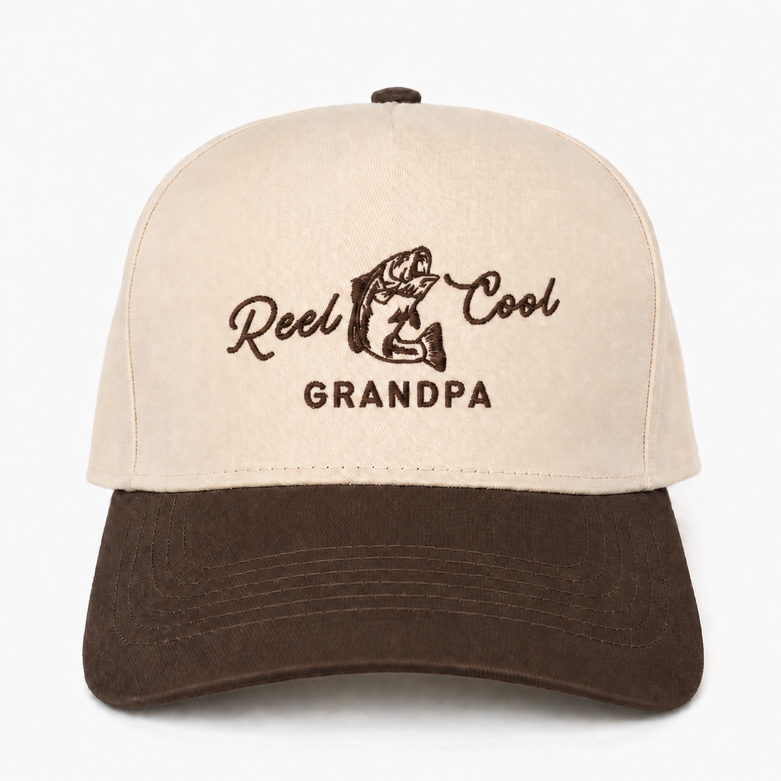 Custom Reel Cool Grandpa Snapback Hat – Funny Fishing Gift for Grandpa
