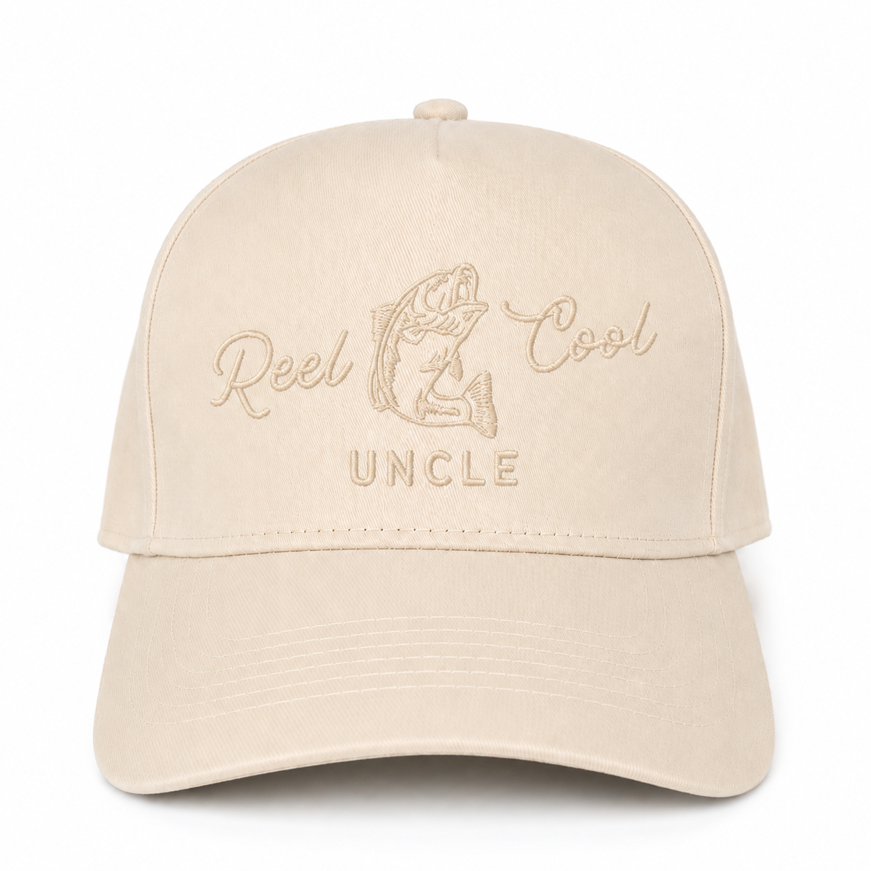 Custom Reel Cool Uncle Embroidered Snapback Hat – Funny Fishing Gift for Uncle