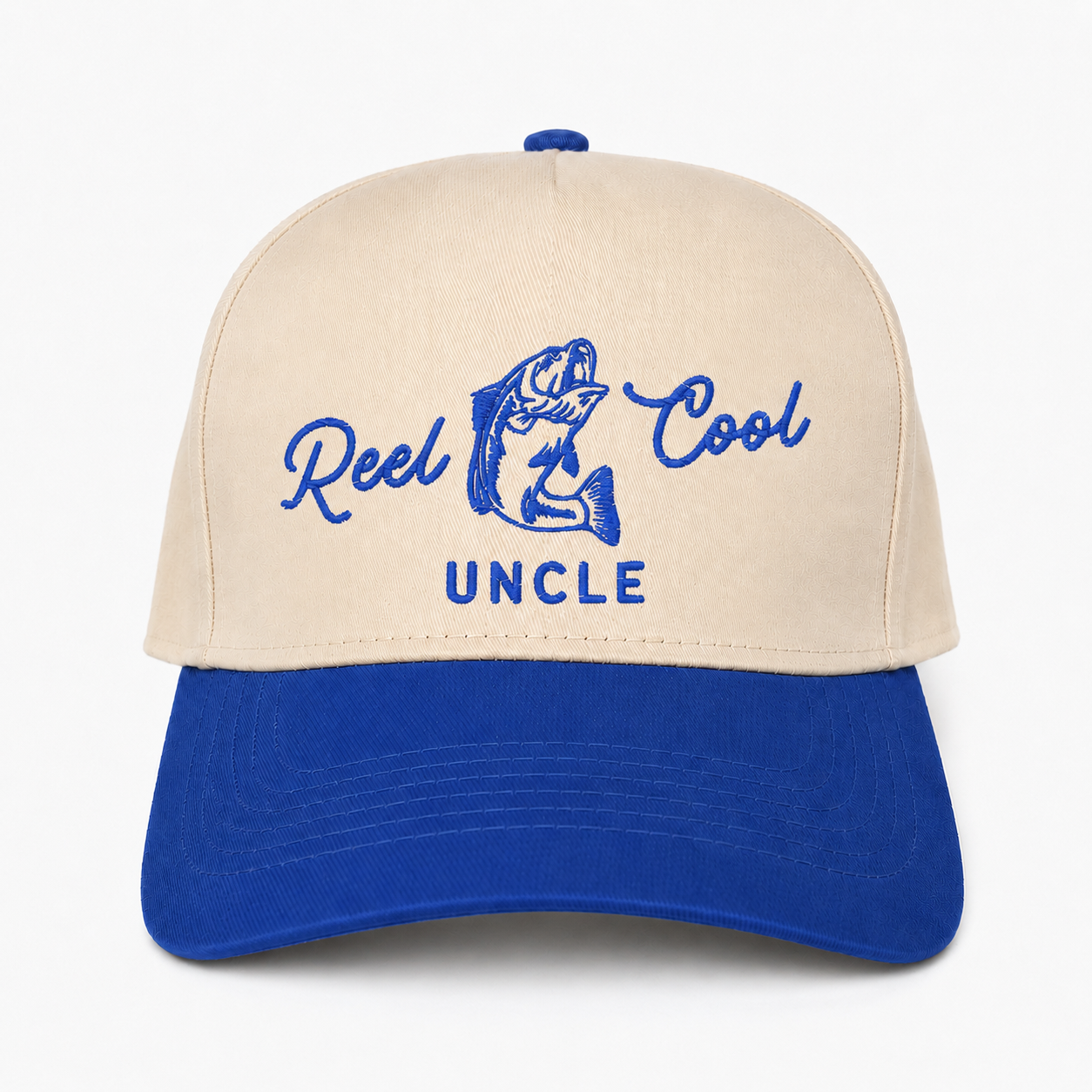 Custom Reel Cool Uncle Embroidered Snapback Hat – Funny Fishing Gift for Uncle
