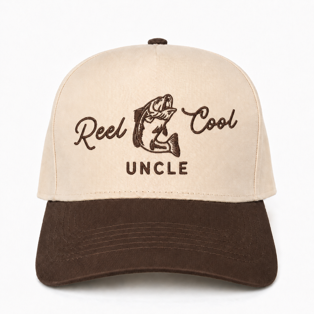 Custom Reel Cool Uncle Embroidered Snapback Hat – Funny Fishing Gift for Uncle
