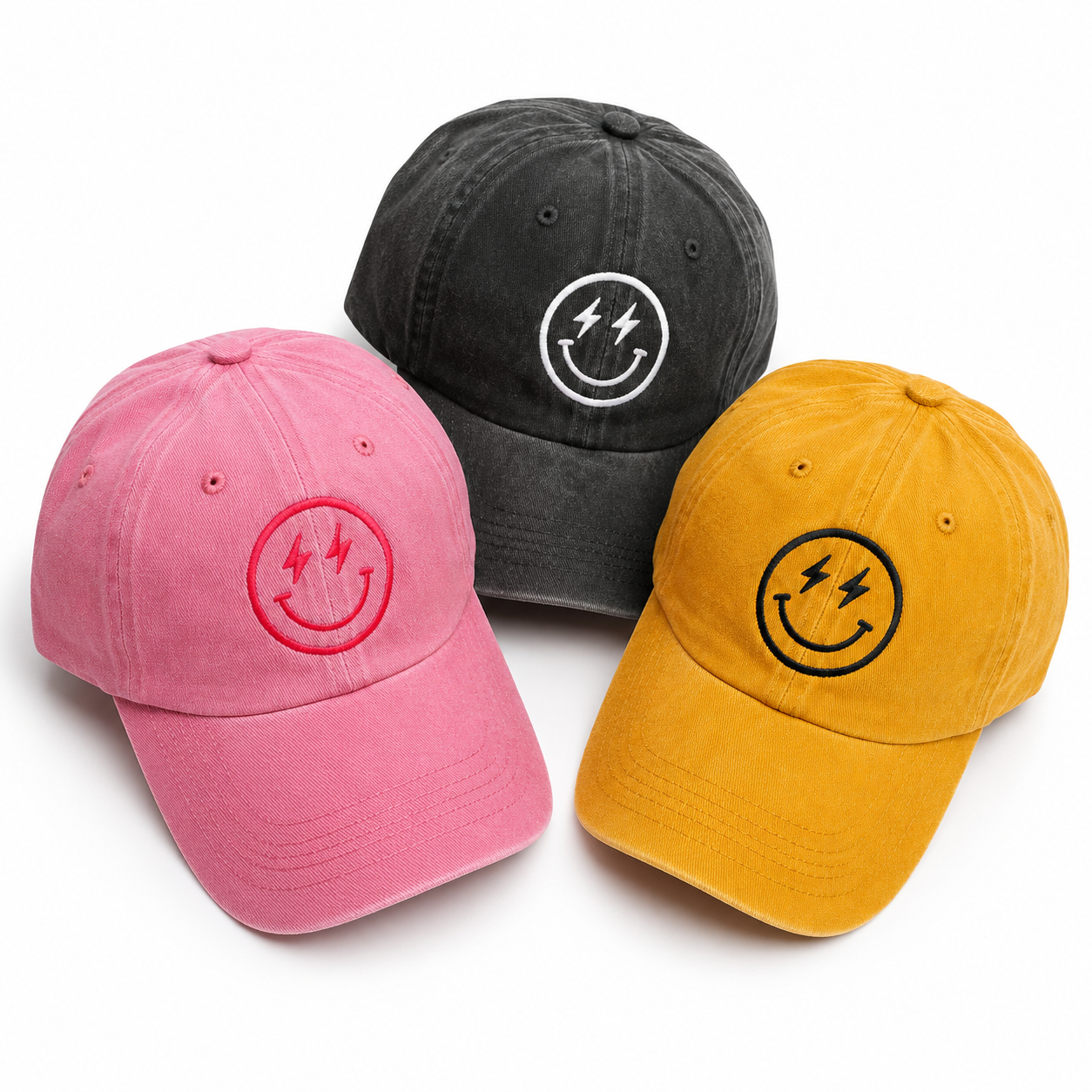 Retro Baseball Hat With Custom Logo Embroidery