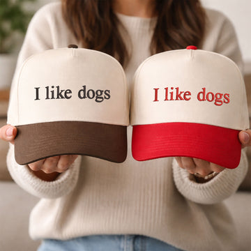 Custom Embroidered I Like Dogs Snapback Hat