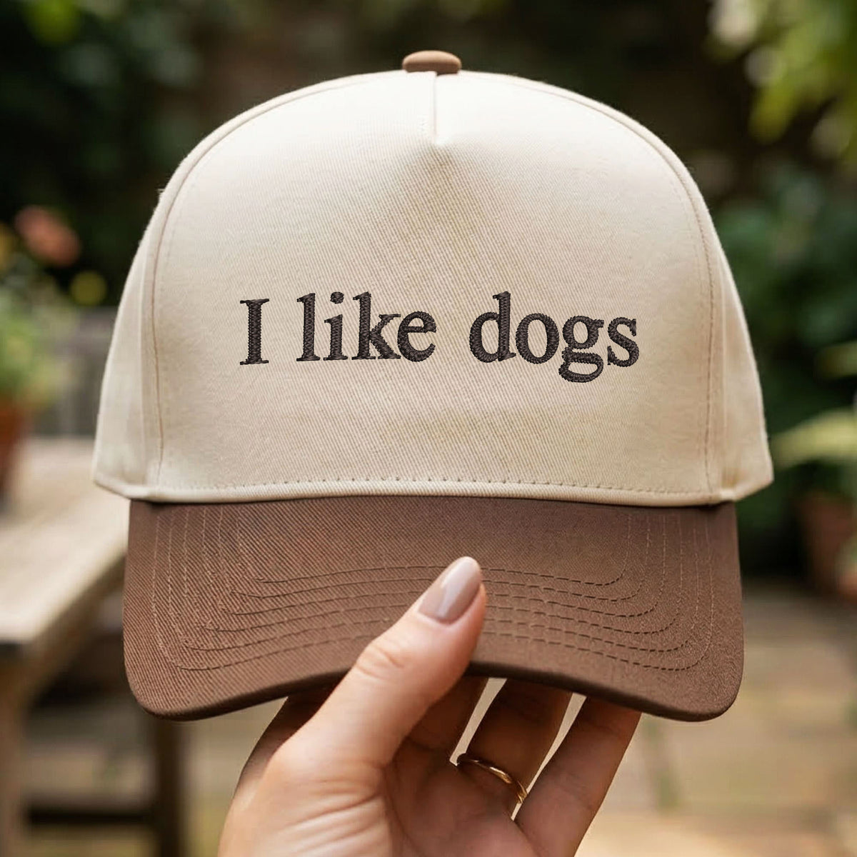 Custom Embroidered I Like Dogs Snapback Hat