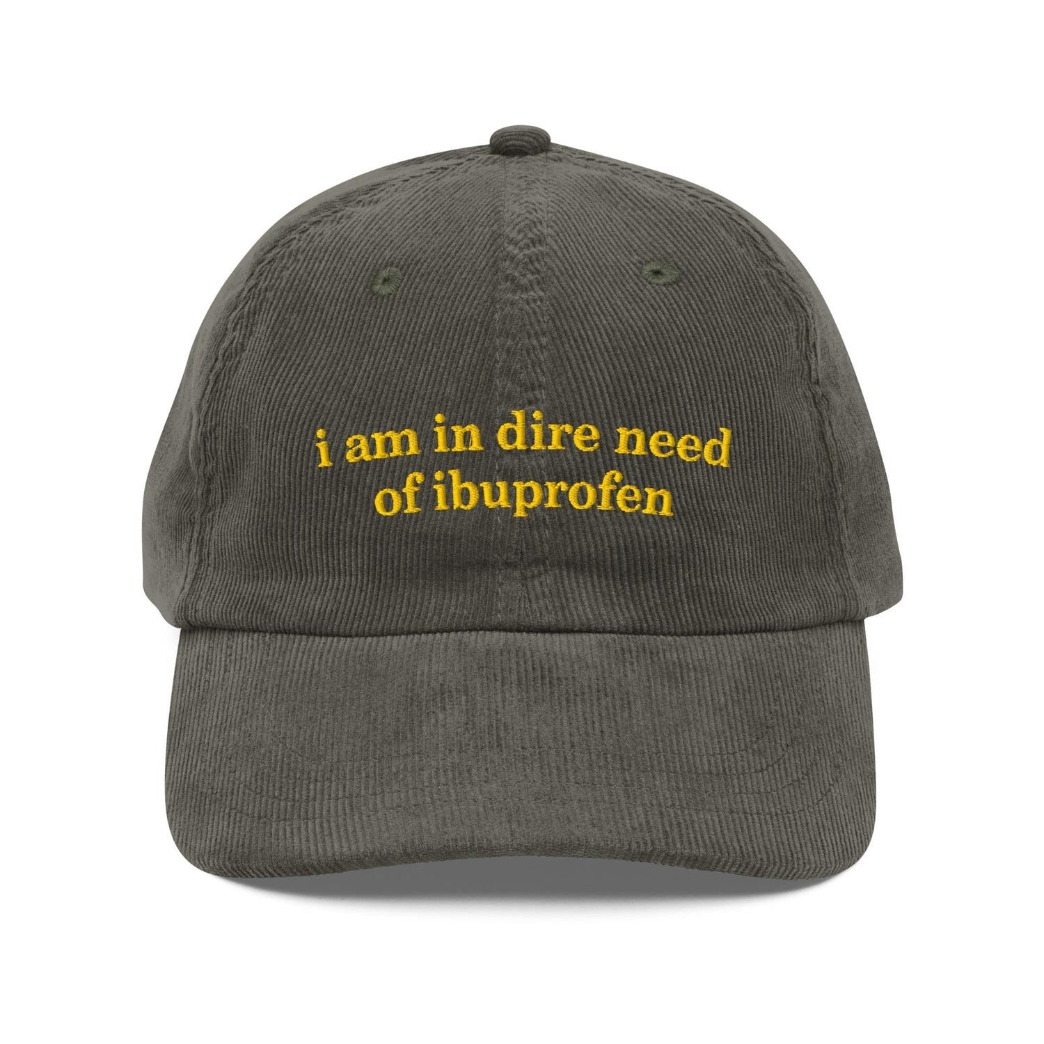 Custom Embroidered The Headache Survivor Needs an Ibuprofen Hat
