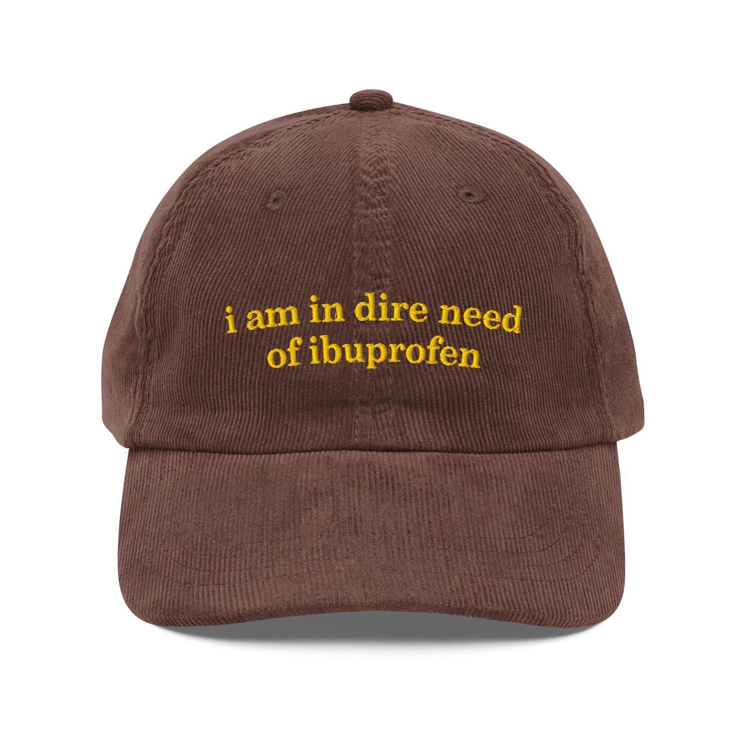 Custom Embroidered The Headache Survivor Needs an Ibuprofen Hat
