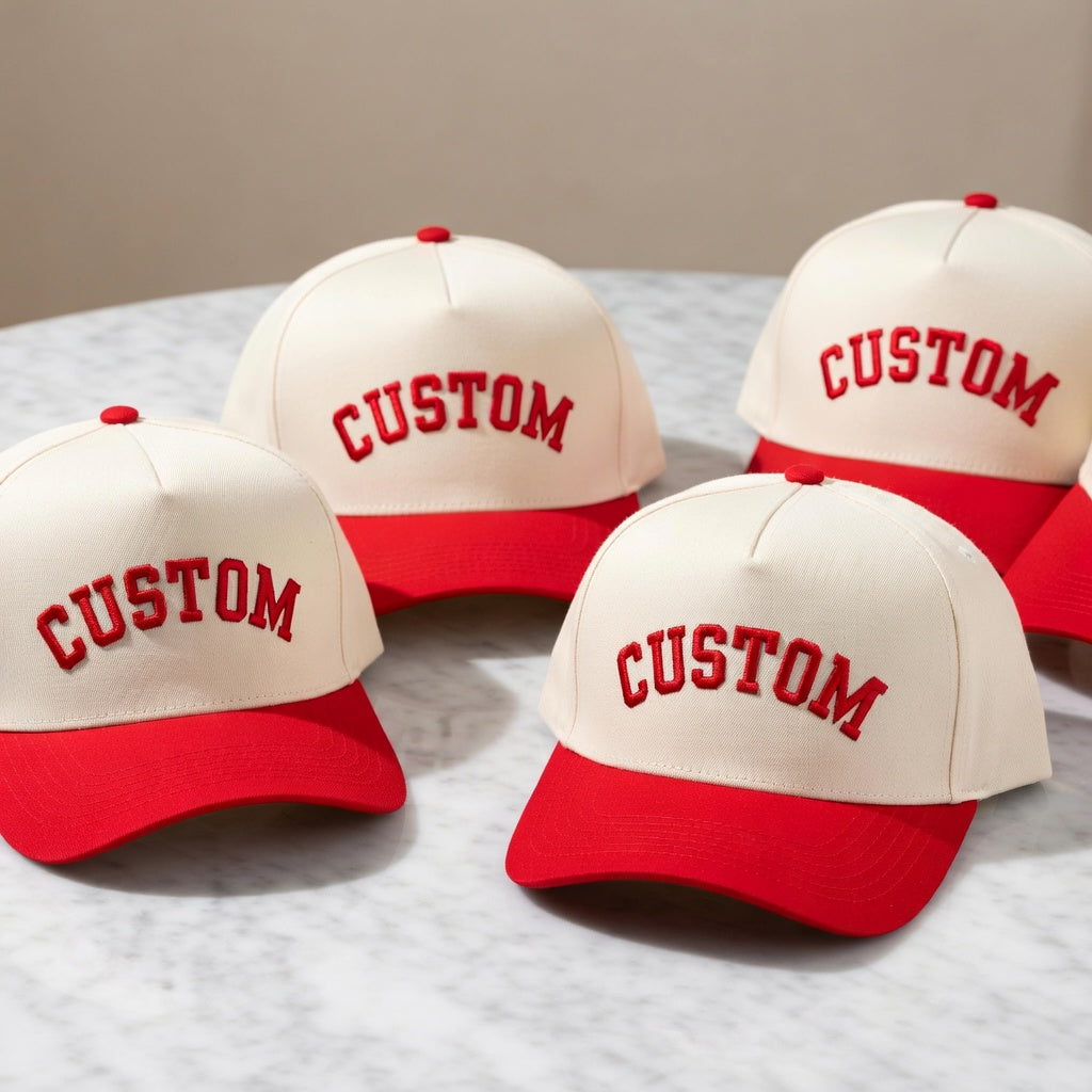 Upside Down Snapback Hat - Custom Text Snapback Hat