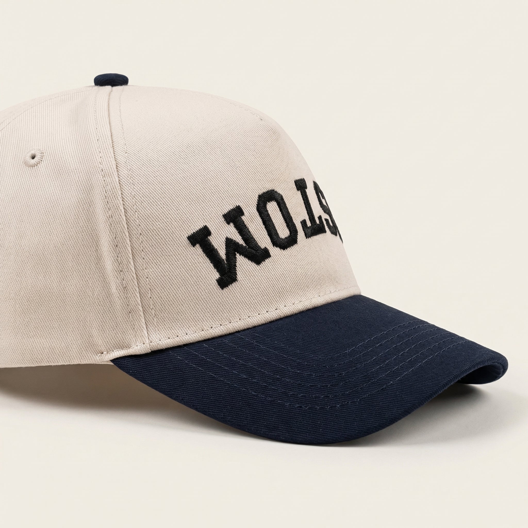 Upside Down Text Snapback Hat – Custom Embroidered Cap