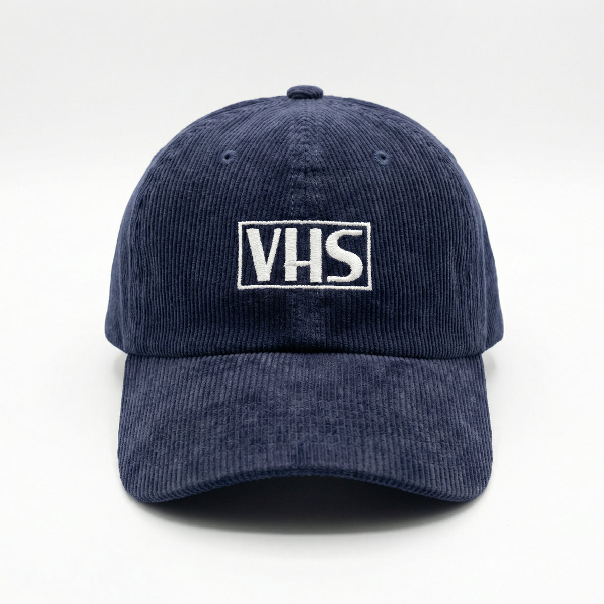 Custom VHS Embroidered Cap – Vintage Retro 80s 90s Dad Hat