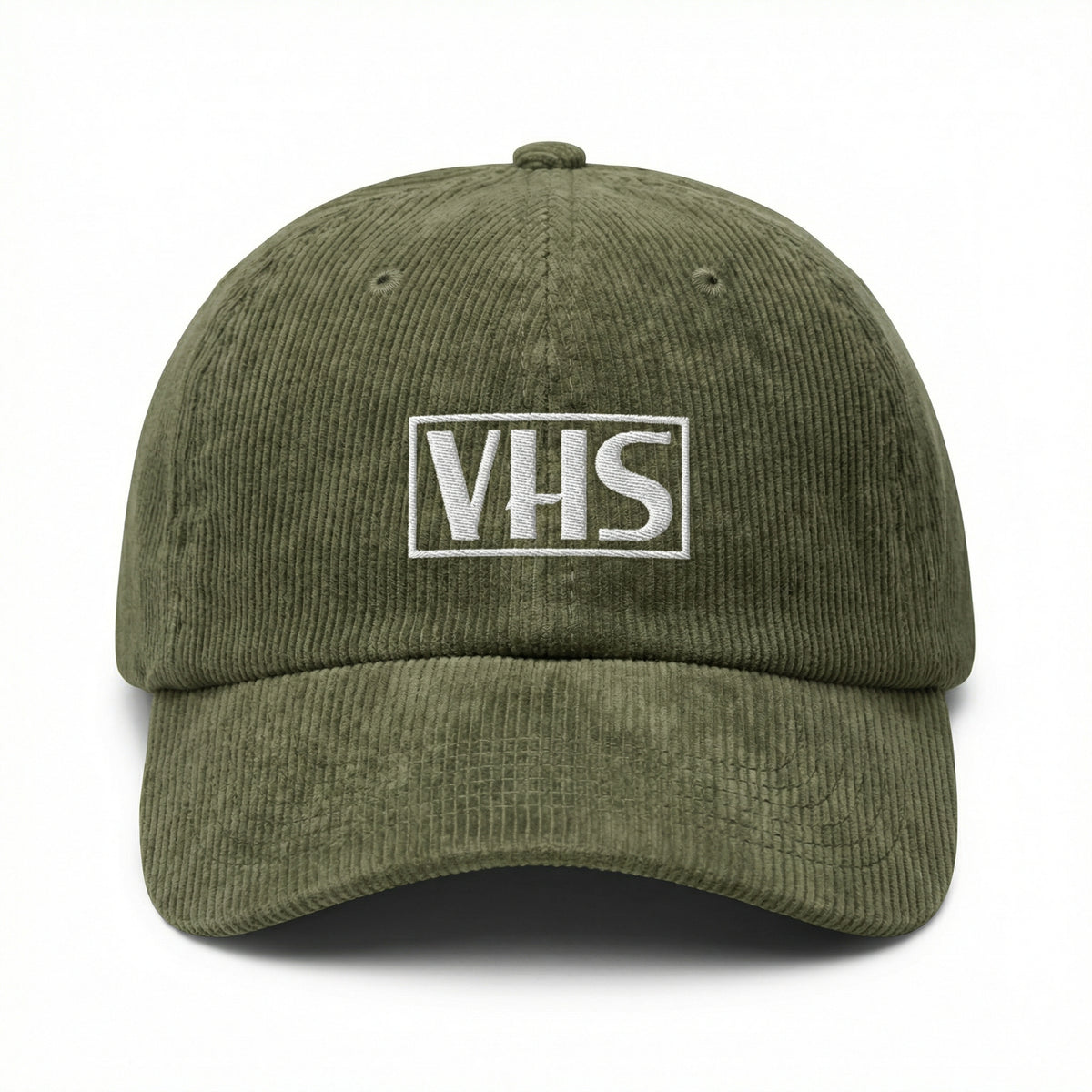 Custom VHS Embroidered Cap – Vintage Retro 80s 90s Dad Hat