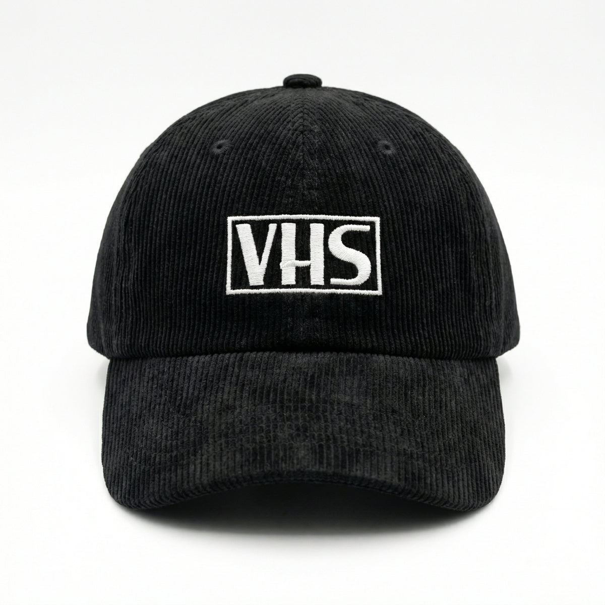Custom VHS Embroidered Cap – Vintage Retro 80s 90s Dad Hat
