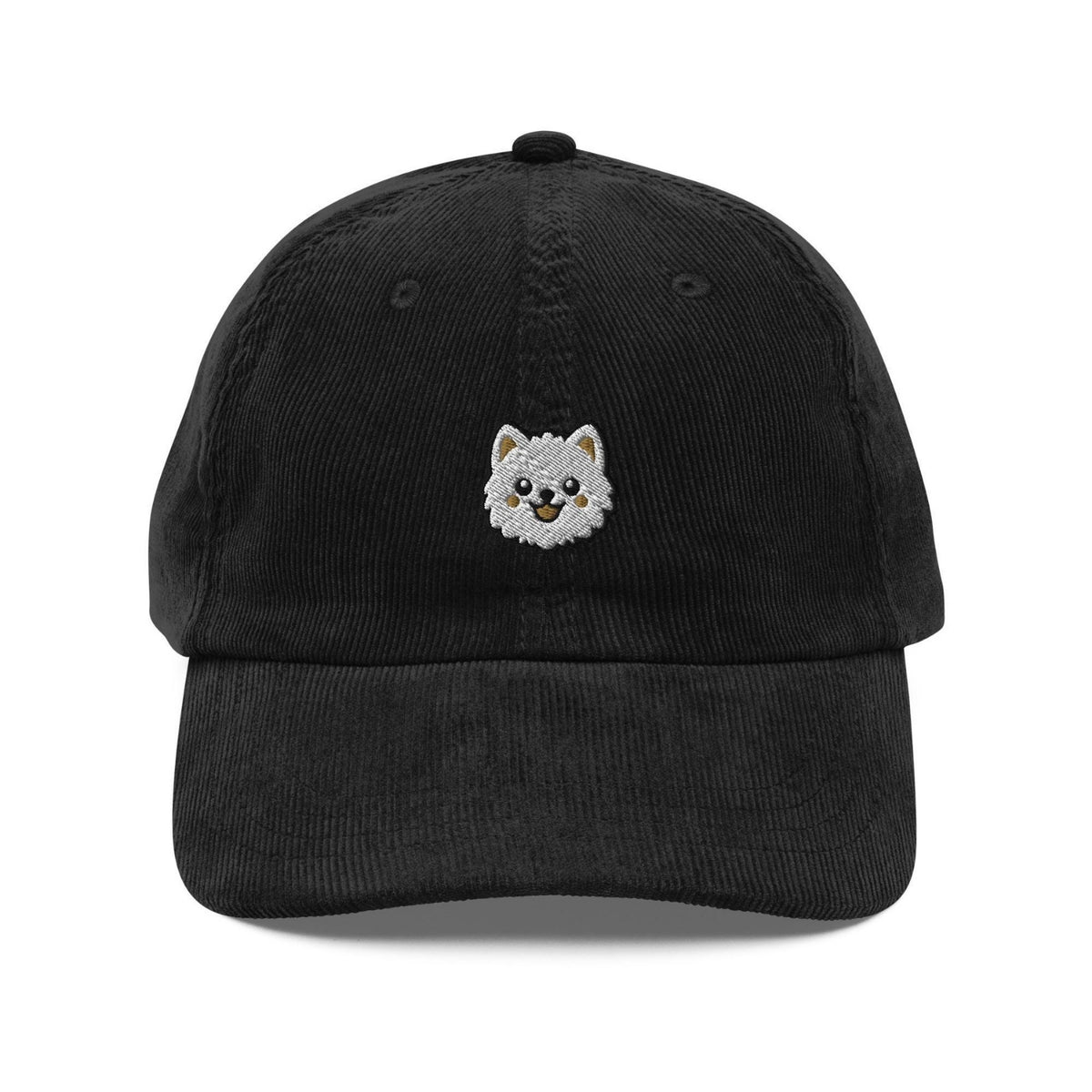 Custom Embroidered White Pomeranian Hat