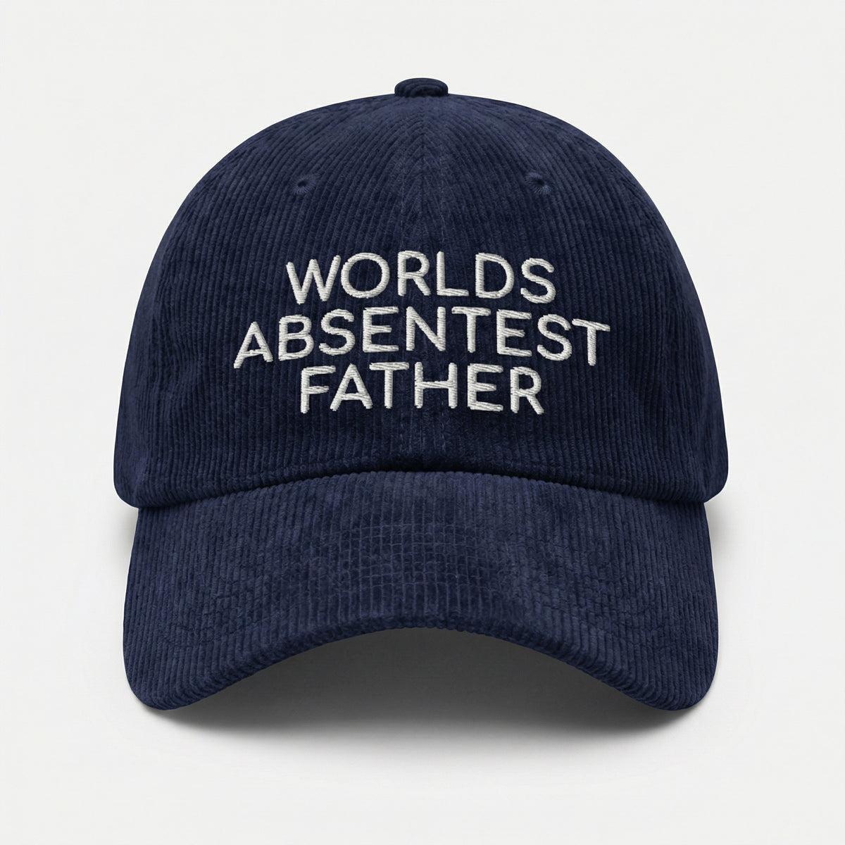 Custom World’s Absentest Father Embroidered Hat – Funny Meme Dad Cap