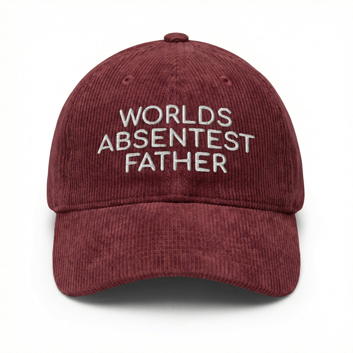 Custom World’s Absentest Father Embroidered Hat – Funny Meme Dad Cap