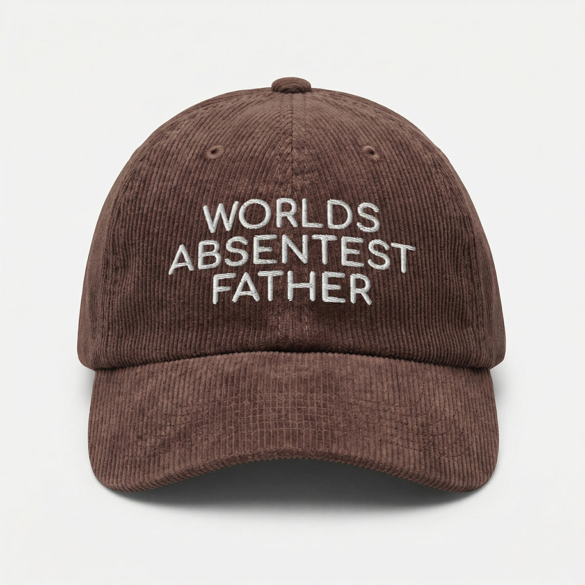 Custom World’s Absentest Father Embroidered Hat – Funny Meme Dad Cap