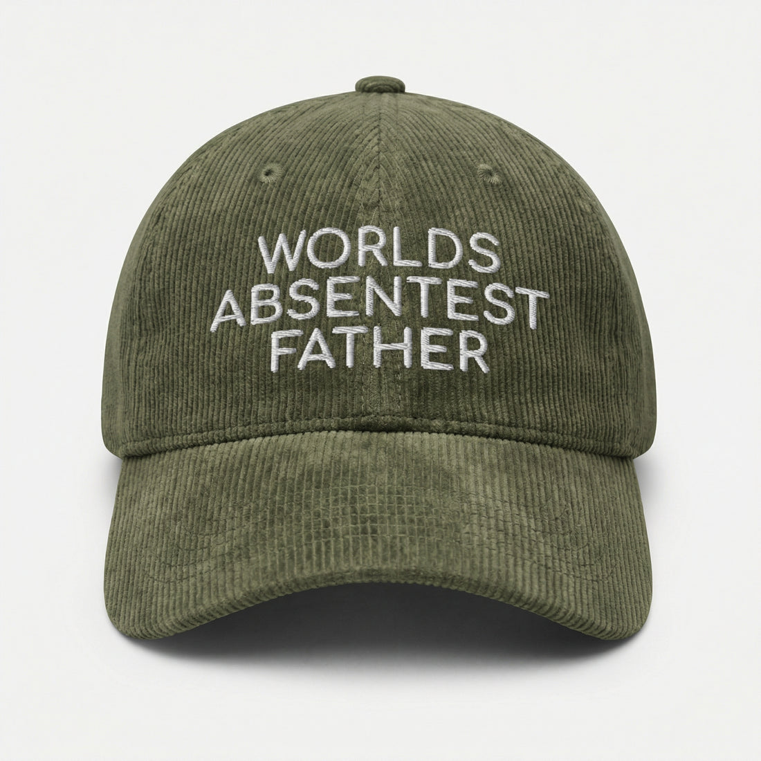 Custom World’s Absentest Father Embroidered Hat – Funny Meme Dad Cap
