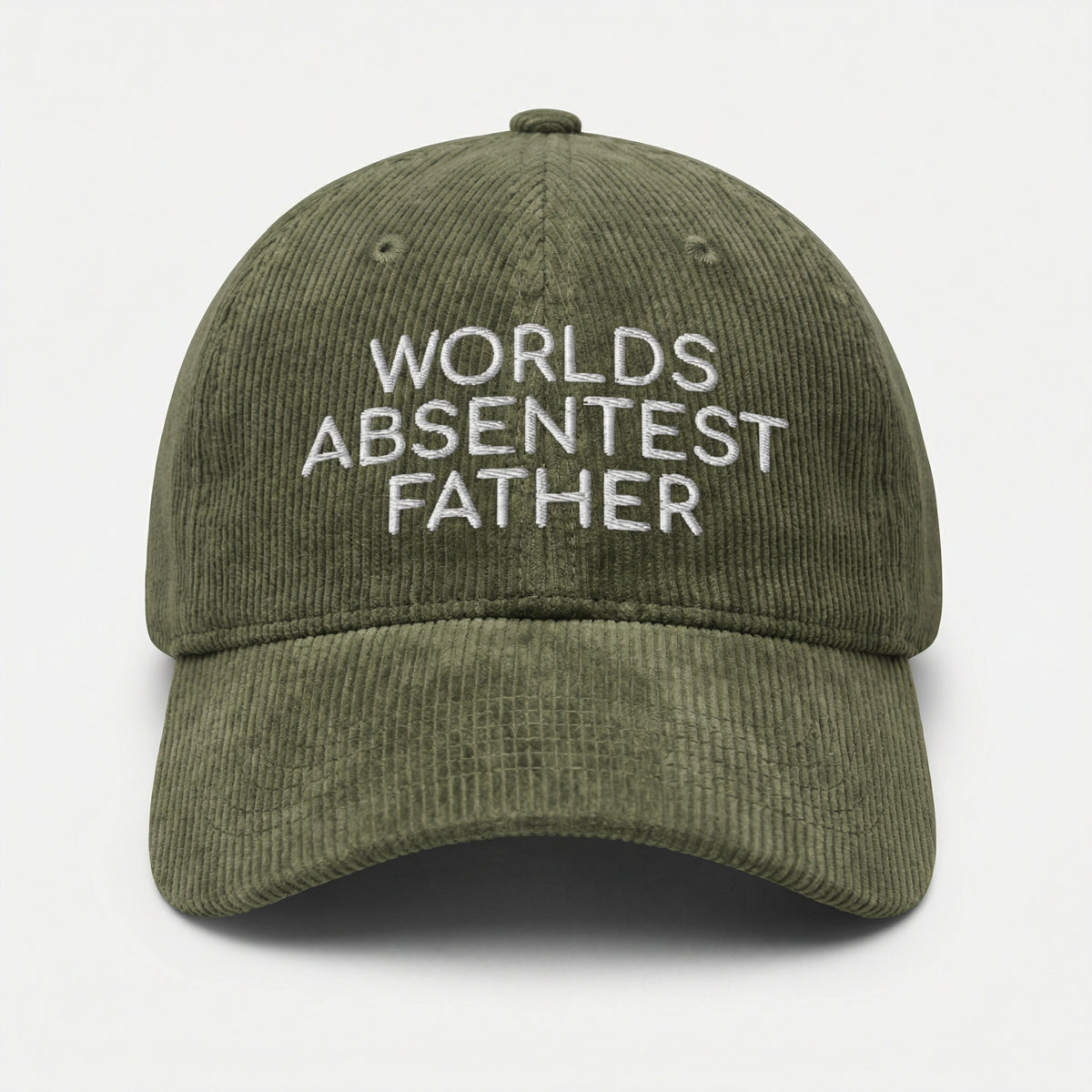 Custom World’s Absentest Father Embroidered Hat – Funny Meme Dad Cap