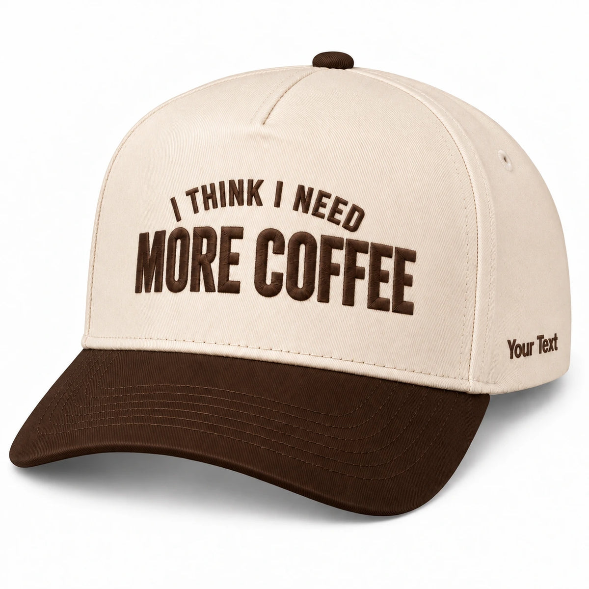 I Think I Need More Coffee Hat, Caffeine Morning Snapback